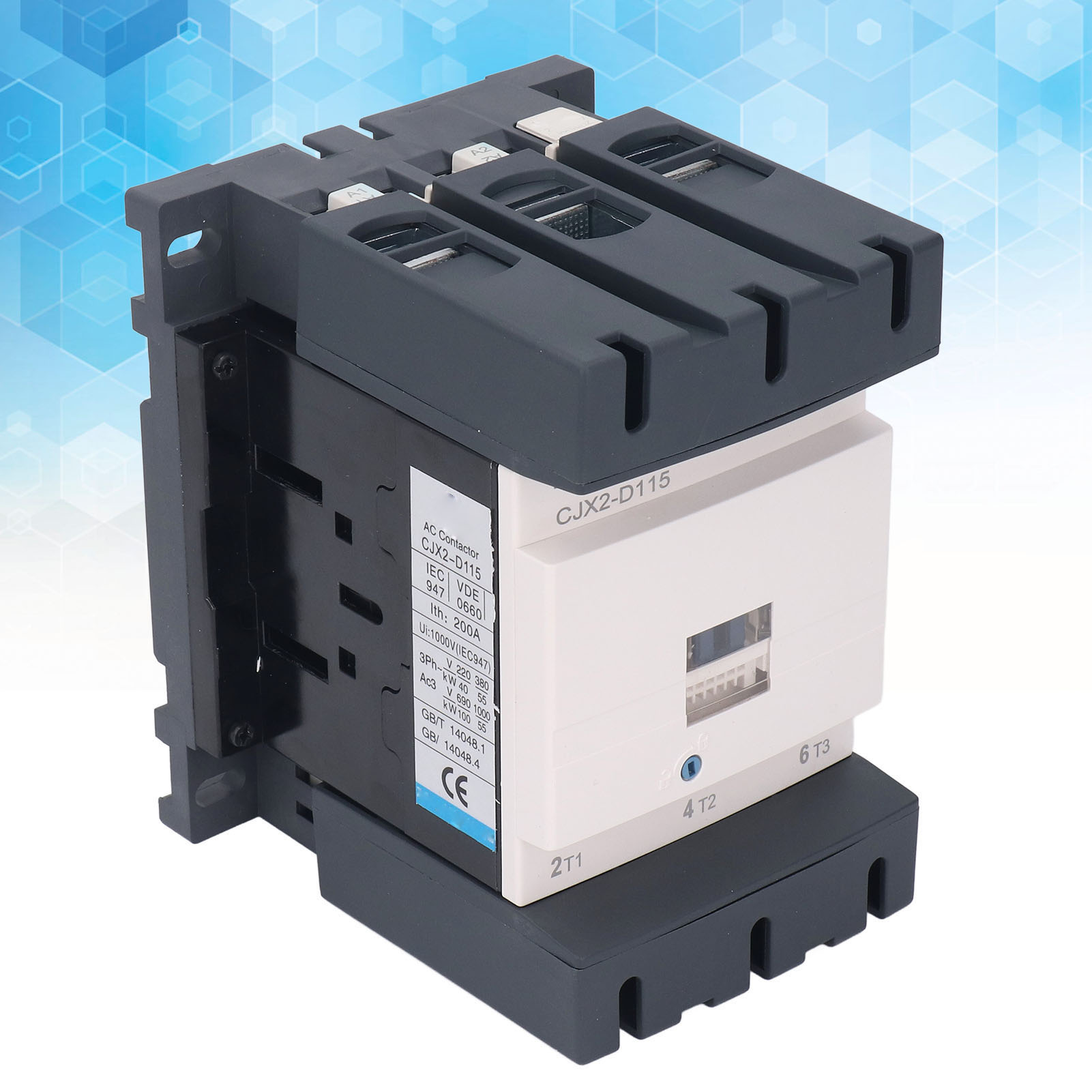 Dreiphasenschütz Ac110v 115a Cjx2-d115 50/60hz