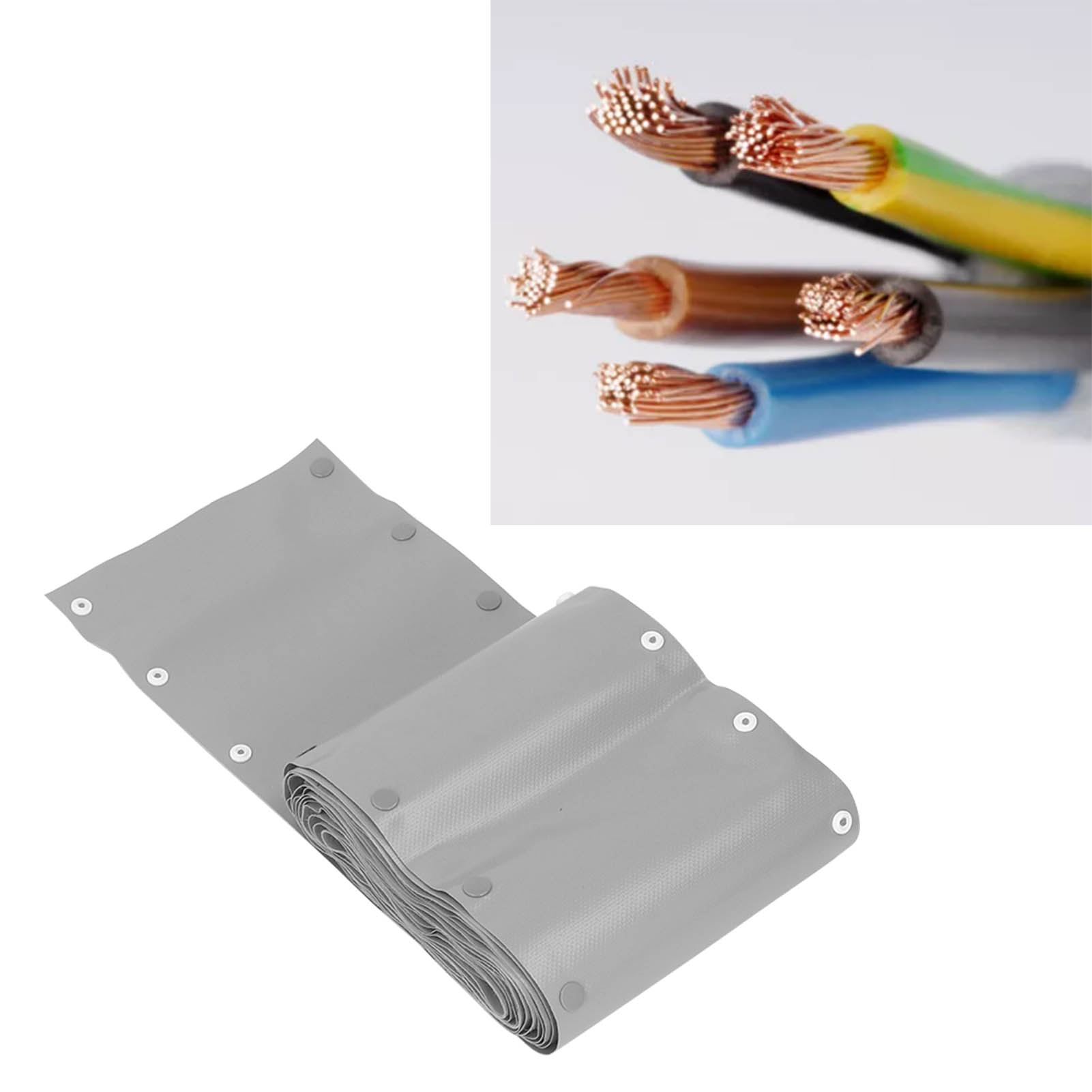 Flammhemmendes Material P160, Clip-steckverbinder Mit Kabelschutzmantel, 15 M