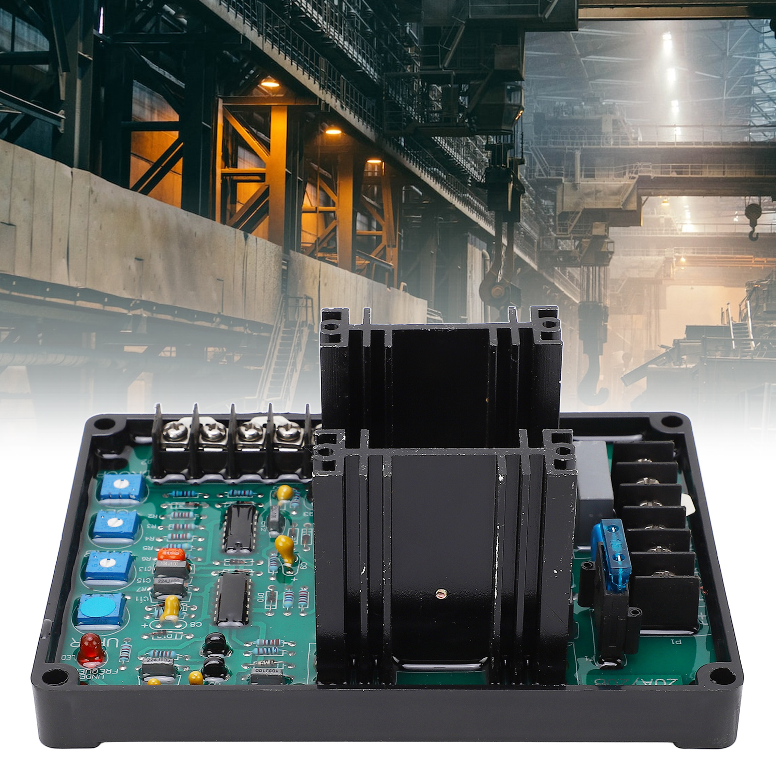 Gavr-20a Avr-spannungsreglerplatine, Automatischer Spannungsregler Für Generatoren, Spannungsreglerplatine Für Bürstenlose Generatoren, 180–240 V Wechselstrom