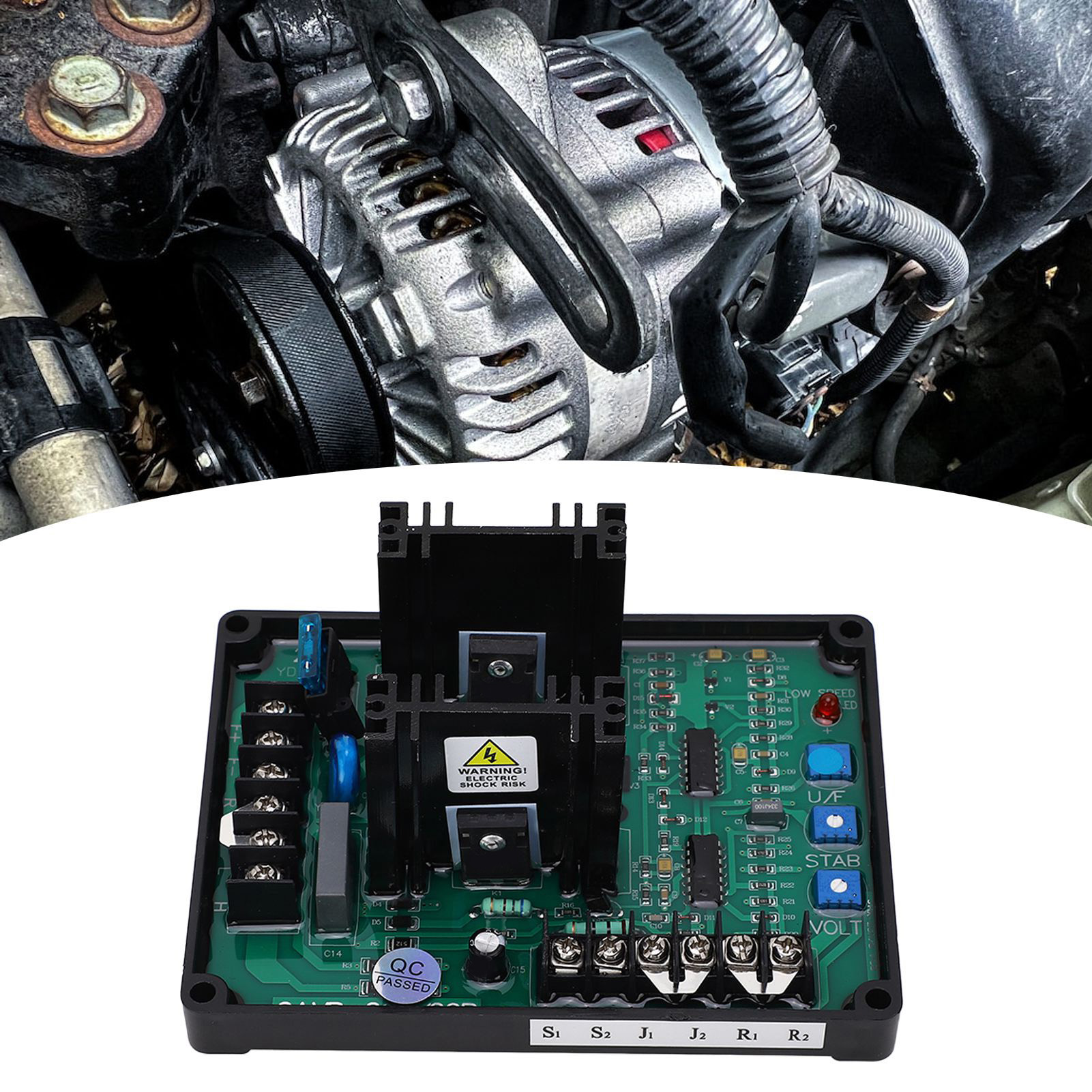 Gavr-20a Automatischer Spannungsregler Für Bürstenlose Generatoren, Avr-spannungsstabilisator, 180–240 V Wechselspannungsreglerplatine