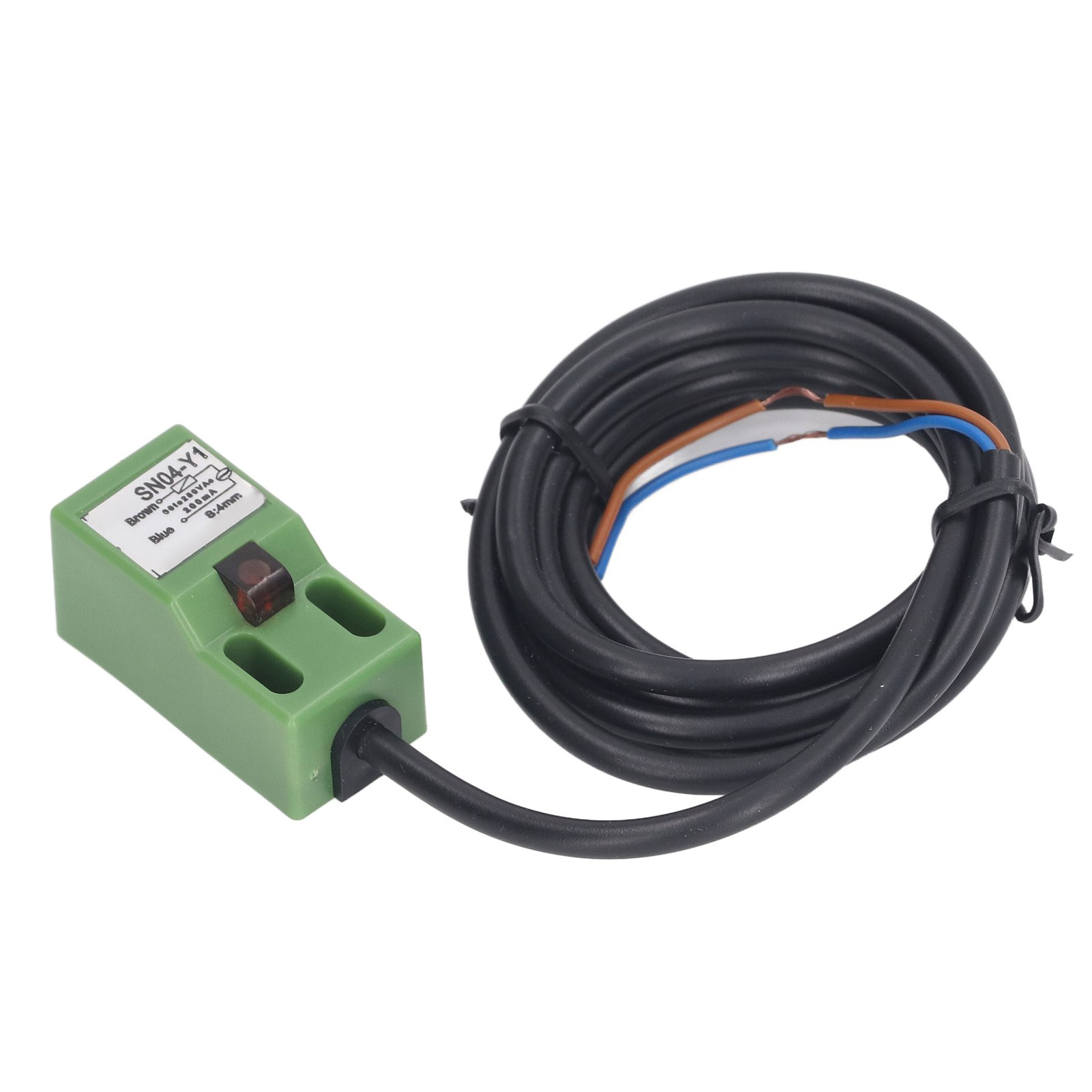 Sn04-y1 Quadratischer Näherungssensor, Induktiver Näherungsschalter, Zweidraht, Normalerweise Offen, 90–250 V Ac