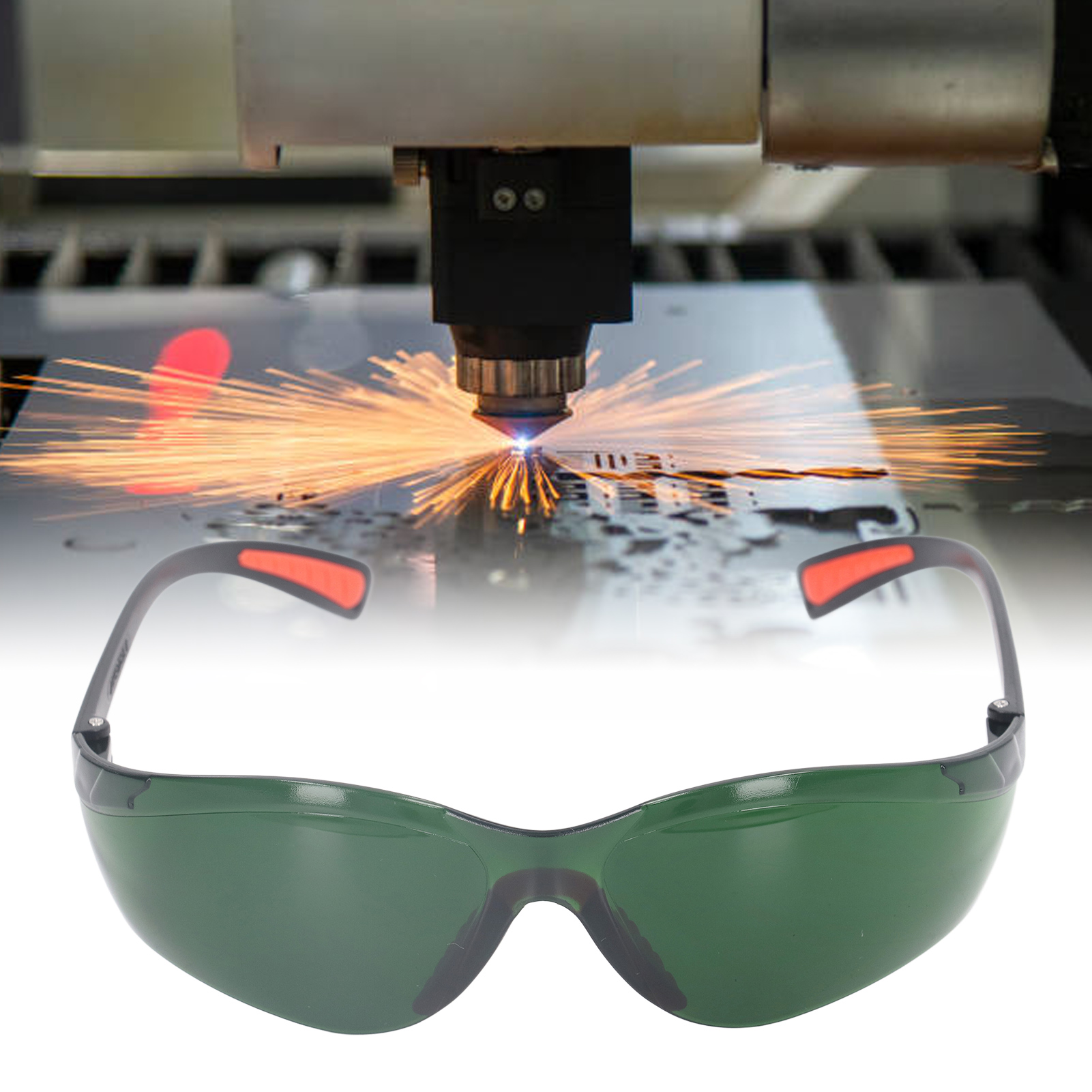 Schutzbrille Für Elektroschweißen Und Wig-schweißen, Professionelle Schutzbrille Für Schweißarbeiten, Hellgrün, Ir3.0.