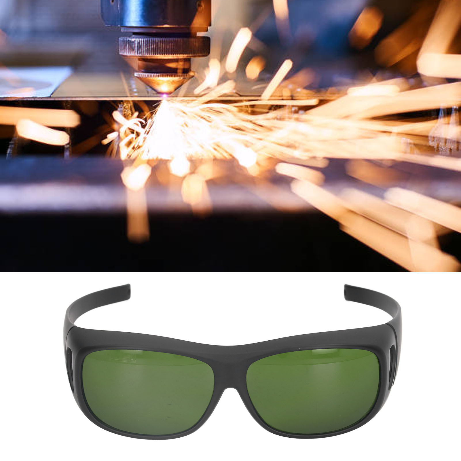 Schutzbrille Für Elektroschweißen Und Wig-schweißen, Professionelle Schutzbrille Für Schweißer, Kompatibel Mit Korrektionsbrillen, Hellgrün, Ir3.0.