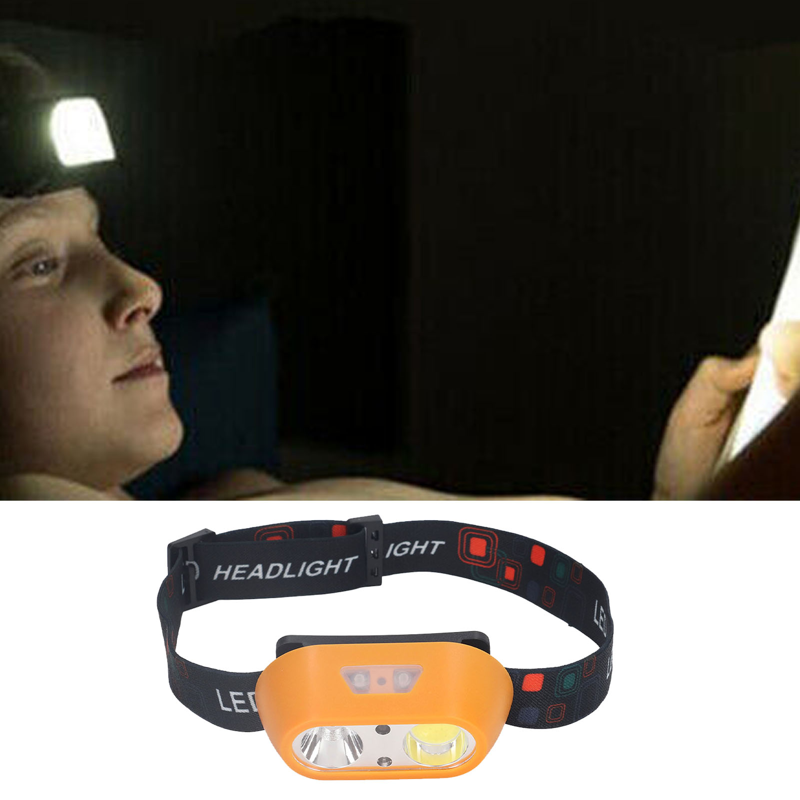 Tragbare, Per Usb Wiederaufladbare Stirnlampe, Multifunktionale Stirnlampe Mit Beleuchtungs- Und Wartungsfunktionen, Inklusive Rotem Warnlicht Und Magnetischer Befestigung.