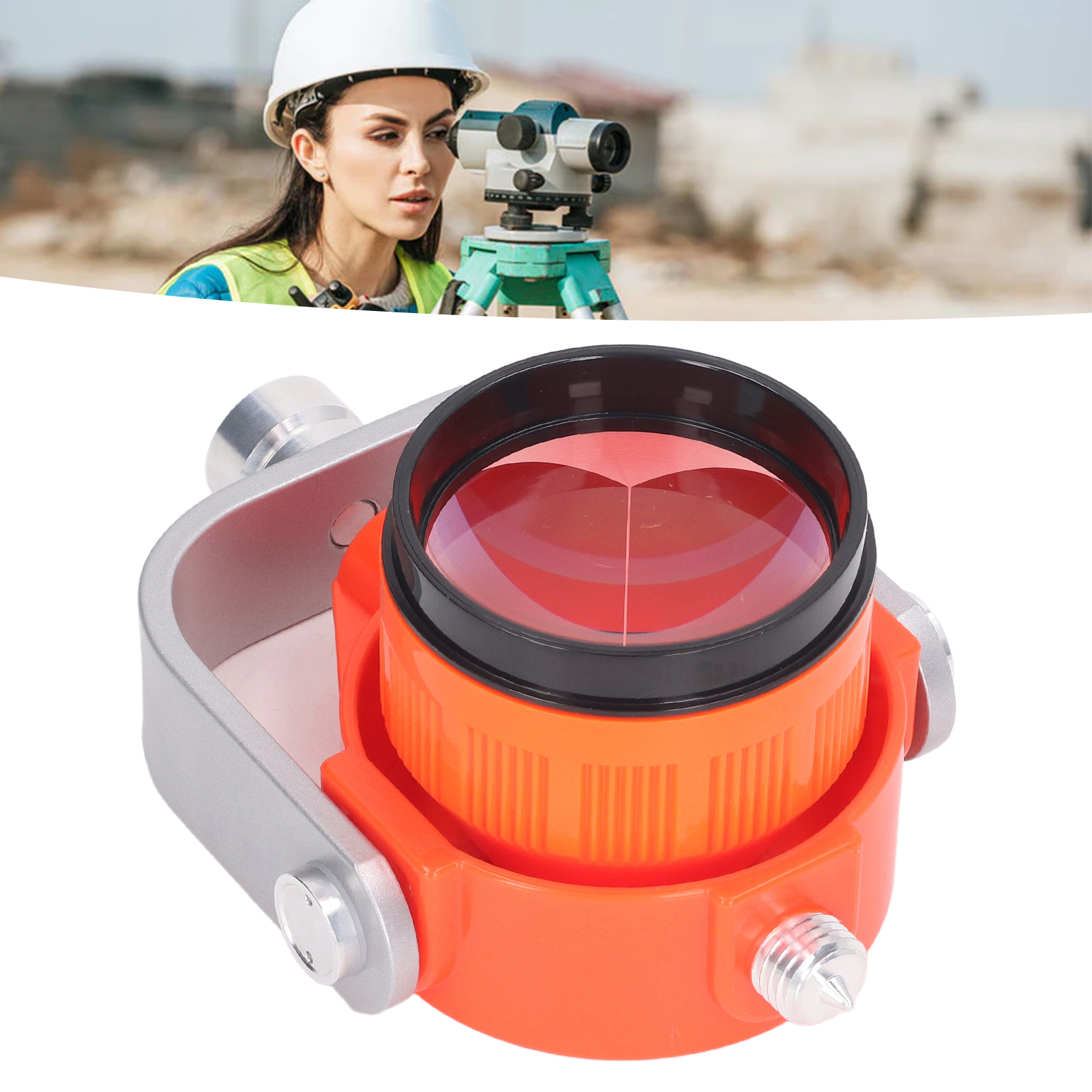 Großprisma-totalstation Ohne Visier, Hochpräziser Messsignalspiegel, Reflektierendes Prisma, Einzelprismenlinse