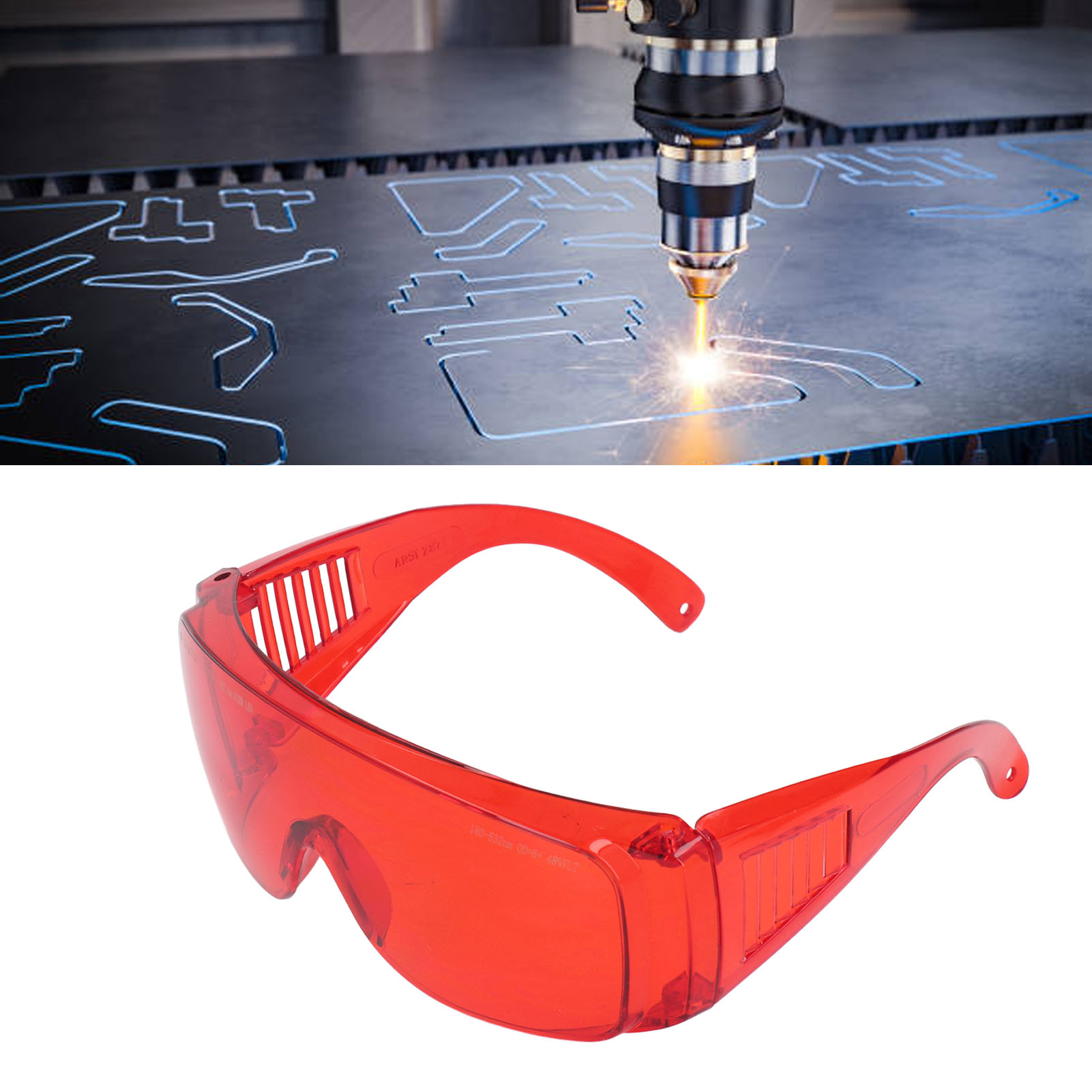 Laserschutzbrille Für Glasfasertechniker (schutzbrille Gegen Hochintensives Laserlicht 180–532 Nm) – Professionelle Op-brille