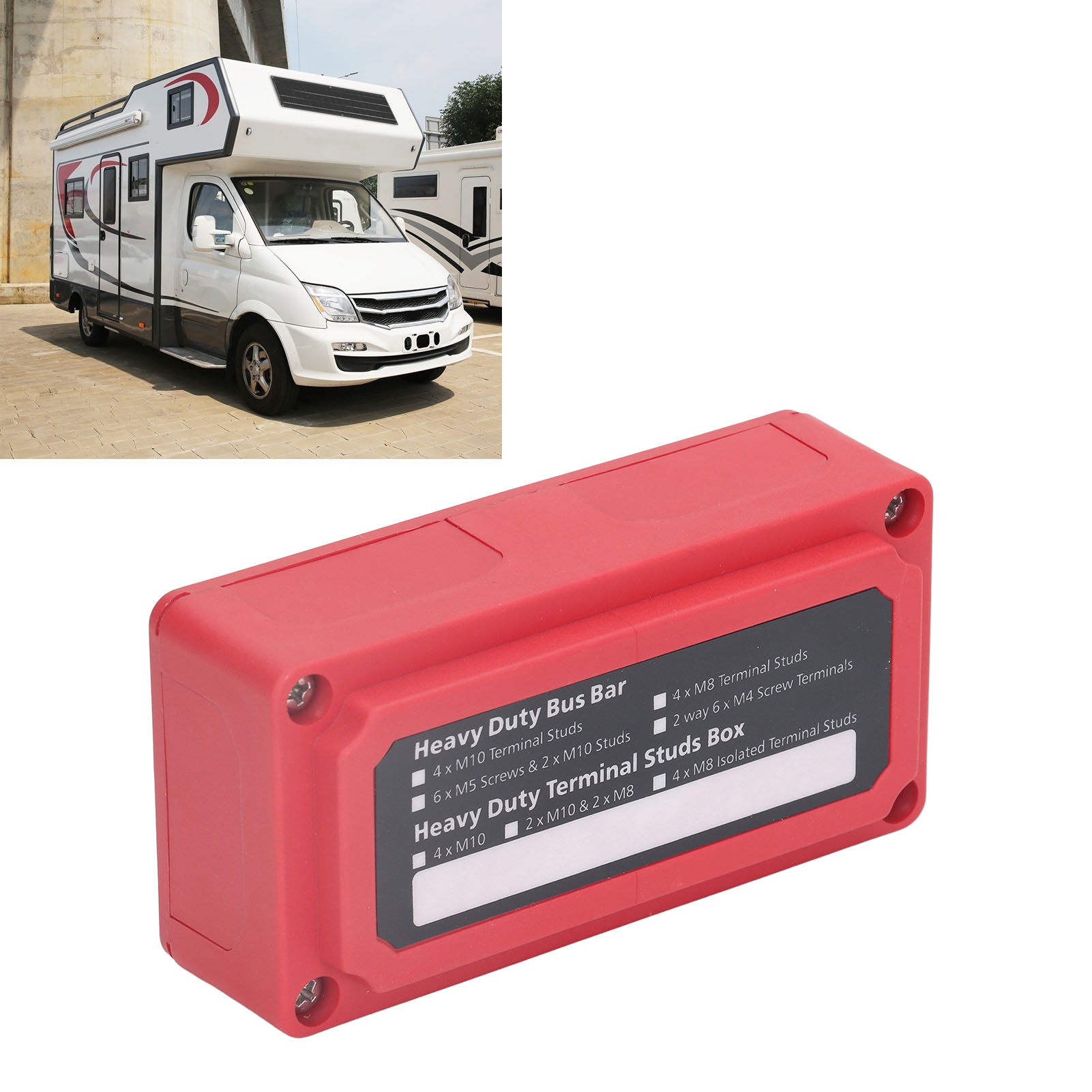 Neue M10 300 A, 48 V, Rote Sammelschienenbox