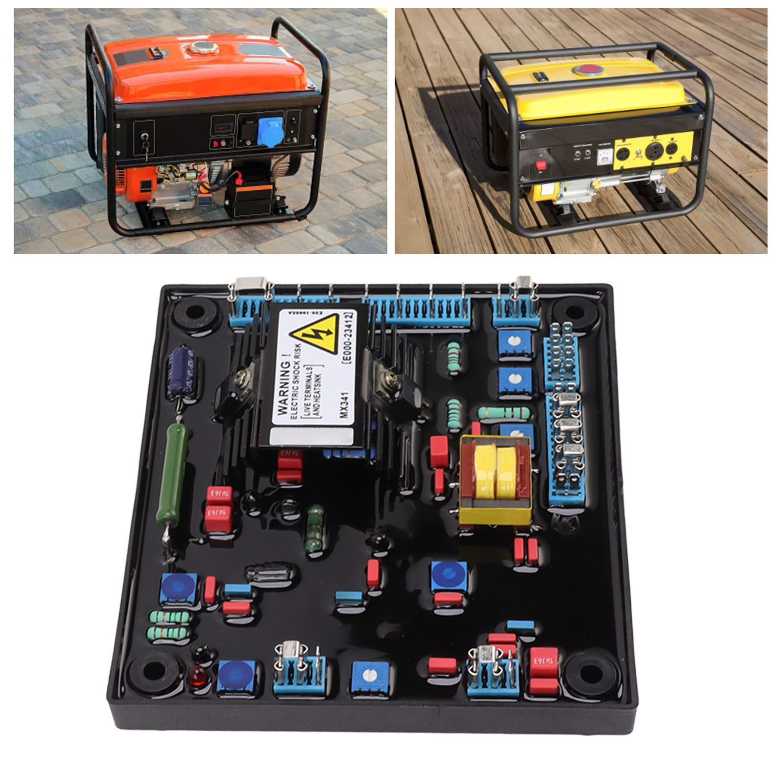 Zubehör Für Den Roten Mx341-generator: Spannungsreglerplatine, Avr-spannungsregler, Elektronische Spannungsreglerplatine 140–220 V