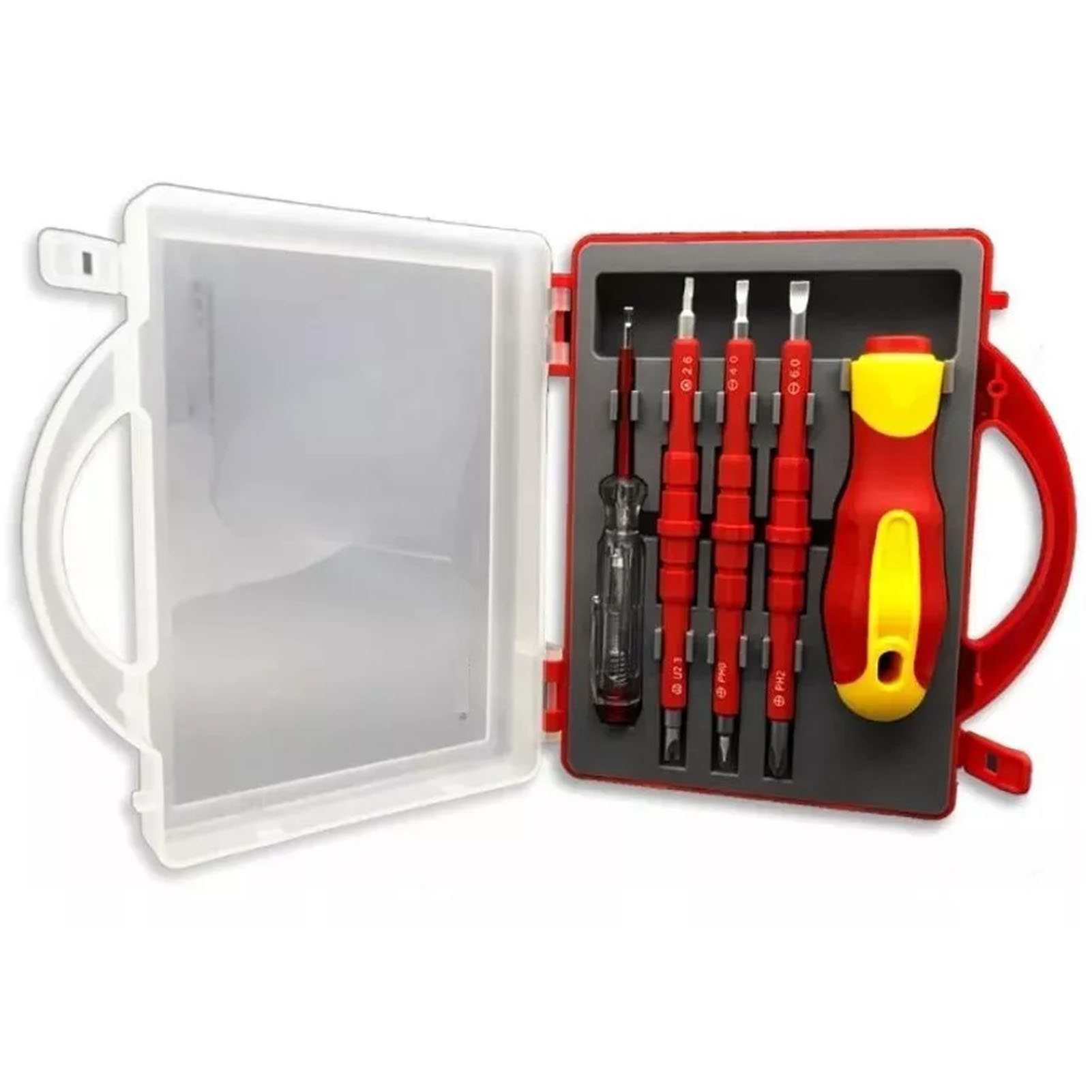 5-in-1 Isoliertes Multifunktions-schraubendreher-set Mit Elektrischem Stift Und Magnet
