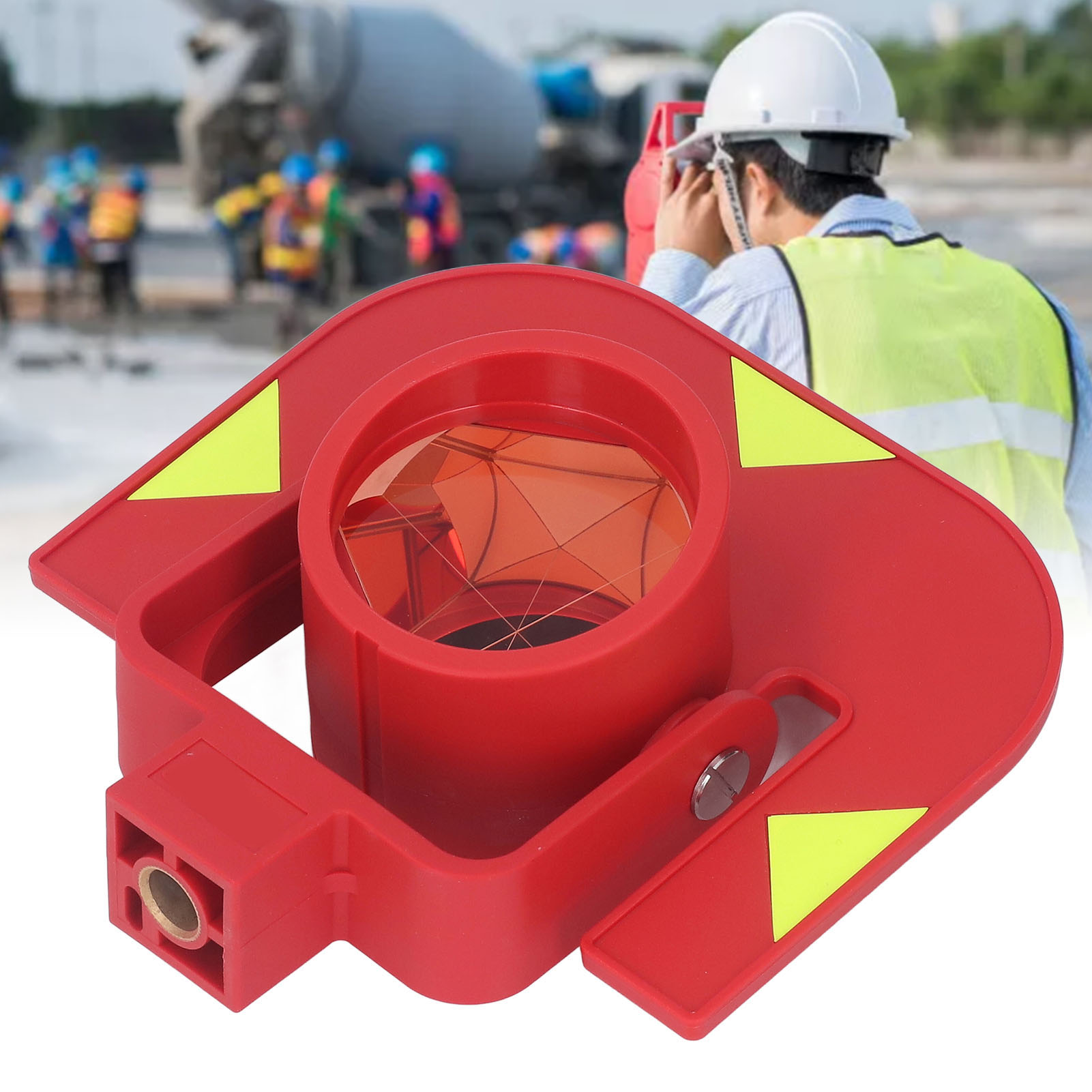 Die Rotfilmprismenlinse Eignet Sich Für Topografische Vermessungen Und Hochpräzise Kartierungen Mit Der Totalstation Leica Gpr111.