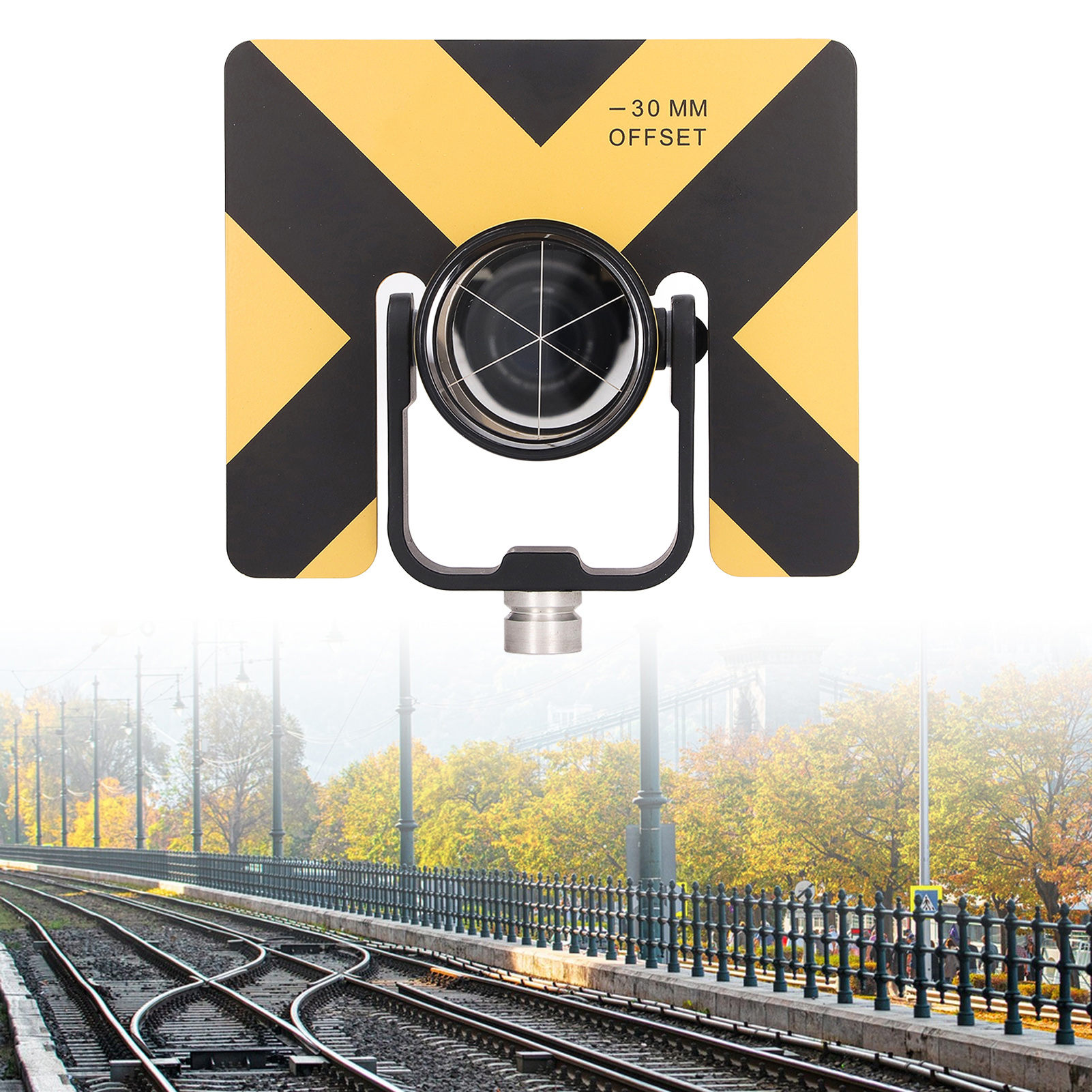 Die 64-mm-rotfilmprismenlinse Eignet Sich Für Topcon-totalstations-topographiesignal-spiegelreflektoren.