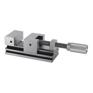 Schleif- und Kontrollschraubstock mit Gewindespindel, Backenbreite a: 70 mm - Hoffmann