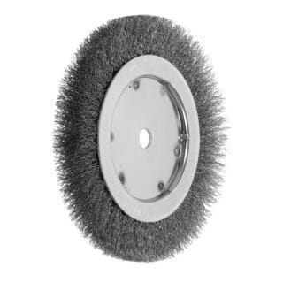 Lessmann ® - Lessmann Einreihige Rundbürste INOX-Draht 0,30 mm, Bürsten-⌀xBürstenbreite: 200X16 mm