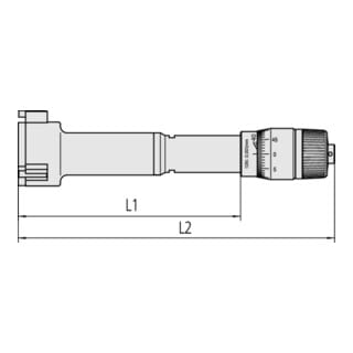 3-Linien Innenmessschraube Holtest 25-30mm, 0,005mm - Mitutoyo