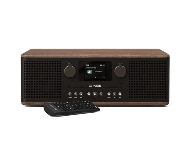 CD-Player & Digitalradio - PURE - Classic C-D6 - Café Noir/Nussbaum