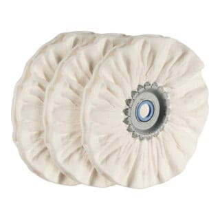 Poliervlies Tuchring-Set, 3-teilig zum Einebnen, Ring-⌀ 150 mm 3 Stk - Osborn