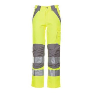 Planam Warnschutz Bundhose Plaline Gr. 48 gelb/zink