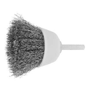 Lessmann ® - Lessmann Flächenbürste Kunststofftopf INOX-Draht 0,30 mm, Bürsten-⌀ 50 mm