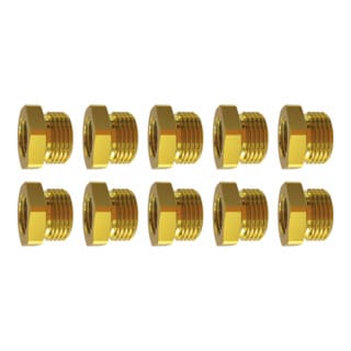 Reduziernippel-Set, 1/2 - 1/4 Zoll, 10-teilig 10 Stk - Riegler