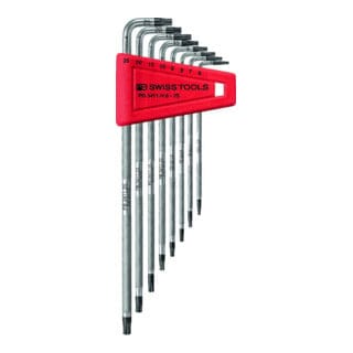 Winkelschraubendreher- Satz im Kunststoffhalter 9-teilig T6-T25 SAFETY PB Swiss Tools