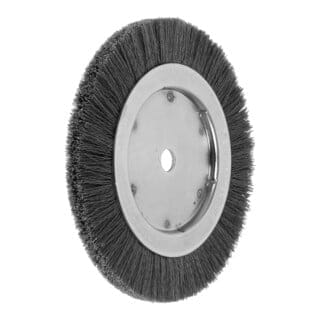 Lessmann ® - Lessmann Einreihige Rundbürste mikroabrasiv 0,6 mm, SiC 120, Bürsten-⌀xBürstenbreite: 250X16 mm