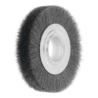 Lessmann ® - Lessmann Draht-Rundbürste Stahldraht 0,20 mm, Bürsten-⌀xBesatzbreite: 178X23 mm