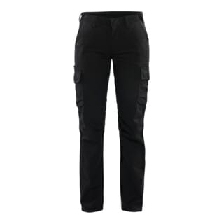 Blaklader - 7144 Industria Stretch Damen Arbeitshose - s - Schwarze
