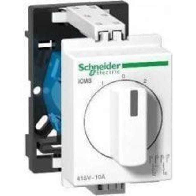 Schneider Electric Bipolarer Drehschalter Weiß 10A