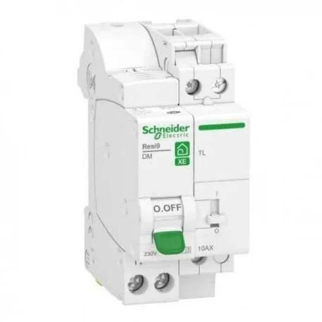 Schneider Electric Kombinierter Schutzschalter und Taster weiß 10A