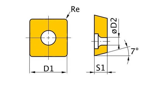 3441756 Schneiden von Plaquitas n. 61, SNMG120408 - Optimum