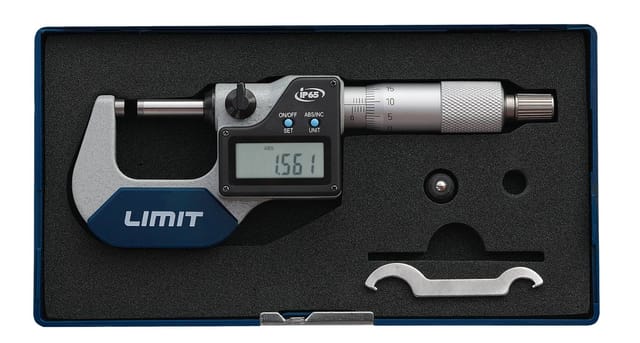 Begrenzen Sie das digitale Mikrometer MDA IP65 auf 0–25 mm