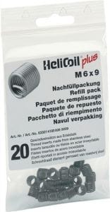 Böllhoff - Helicoil plus Gewindeeinsatz-Set, 10- bzw. 20-teilig, 1 x d, Gewindeart/-größe: M4 20 Stk