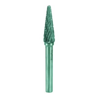 Hartmetall-Frässtift kel ø 16 mm Kopflänge 33 mm Schaft-Ø 6 mm Verzahnung kvz 4 - 116237 - Ruko