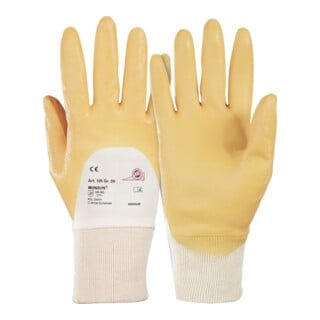 Handschuhe Monsun 105 Gr.8 curry BW-Trikot m.Nitril en 388 psa ii honeywell 10 Stk