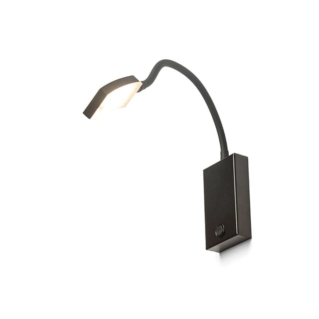 Wandleuchte frisco w schwarz 230V led 4.2W 120° 3000K