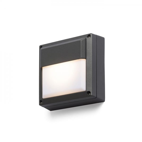 Rendl Light - Deckenleuchte delta 145 Wandleuchte grau anthrazit 230V GX53 9W IP54