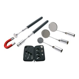 LED-Magnetheber- und Inspektionsspiegel-Satz