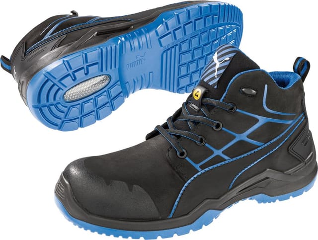 Puma - Stiefel 634200, esd, S3, Gr.46, schwarz/blau