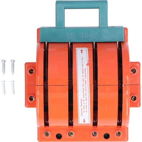 4-poliger 100-a-messer-trennschalter, Doppel-jet-messer-trennschalter, Ein/aus-halbkreis-leistungsschalter Für Industrieanlagen, Haushaltsgeräte Und Systeme