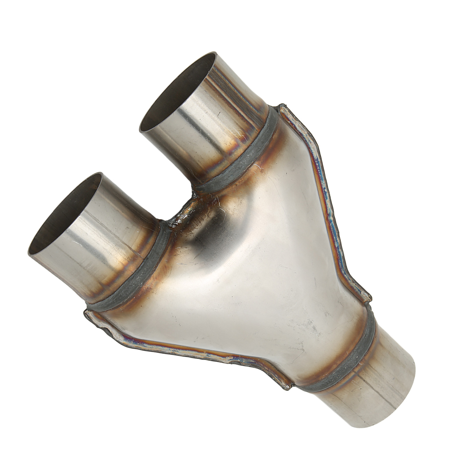 Doppelauspuff-adapterrohrverbinder Aus Edelstahl 409, Auspuffausgang X-rohr, 76 Mm Innendurchmesser