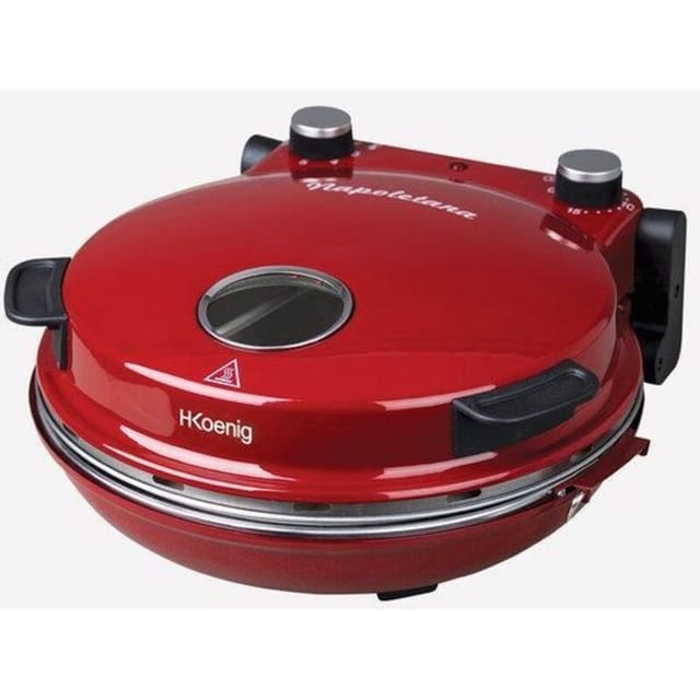 Pizzaofen H Koenig NAPL350 rot 32 cm 1200 W