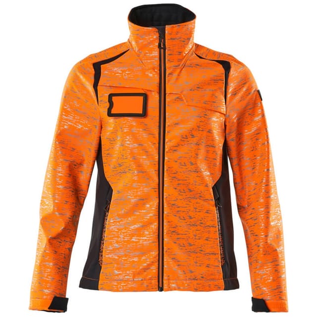 Accelerate safe Damen Softshelljacke 19212-291 Gr. 5XL hi-vis orange/schwarzblau - Mascot