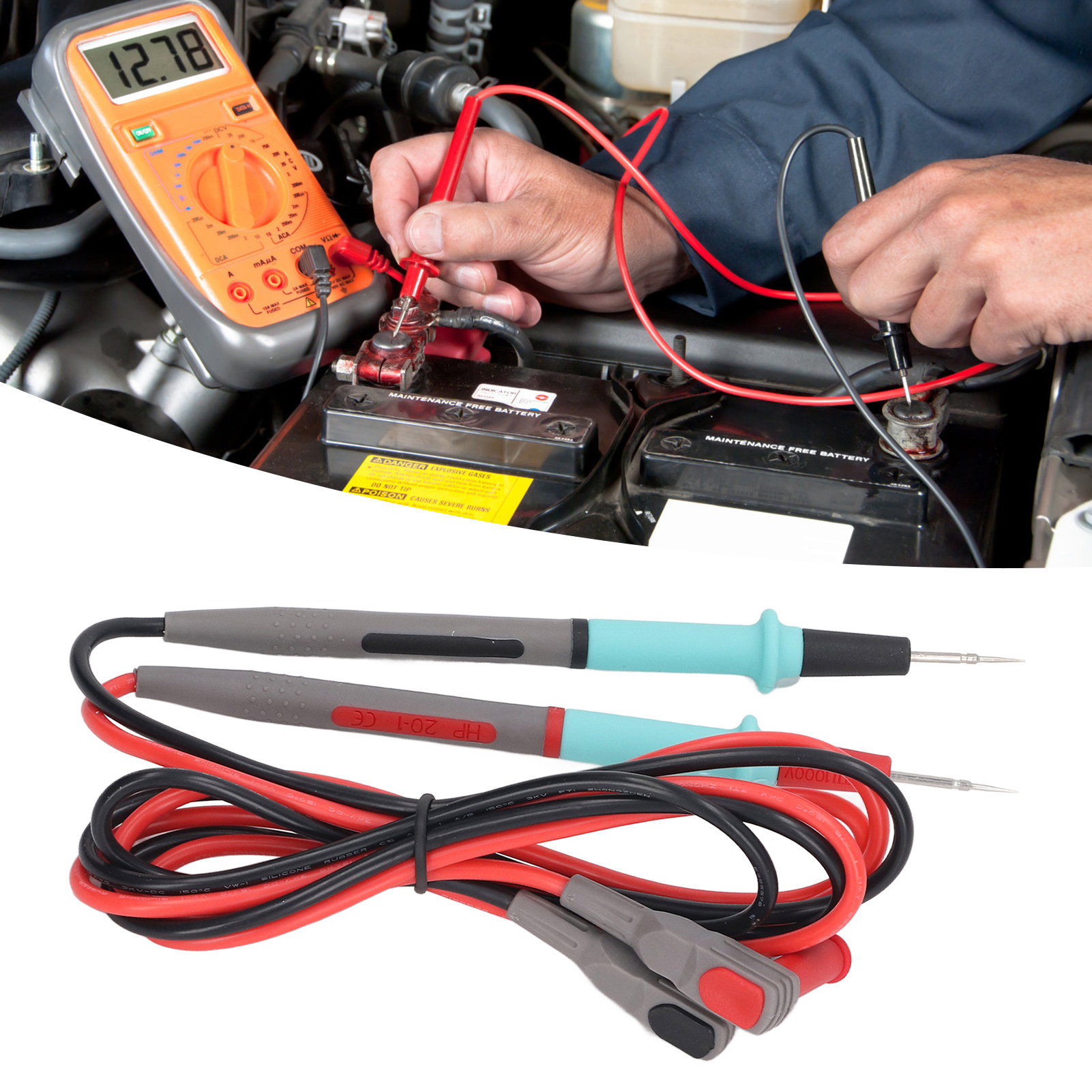 Multimeter-messspitzen Mit Austauschbaren, Ultraharten Und Extrafeinen Stahlnadeln Multifunktionaler Präzisions-supraleitungs-teststift.