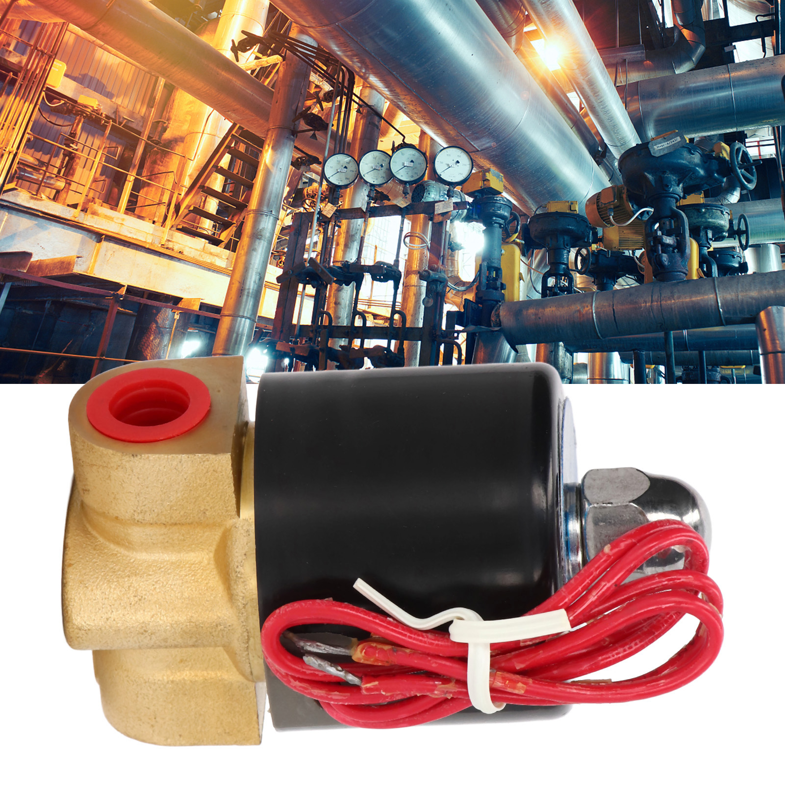 Steuerkomponenten 2w025-08/ac220v: Magnetventil, Wasserventil, Normalerweise Geschlossen, 2/2-wege Und 2-positionen, Messing, 1/4