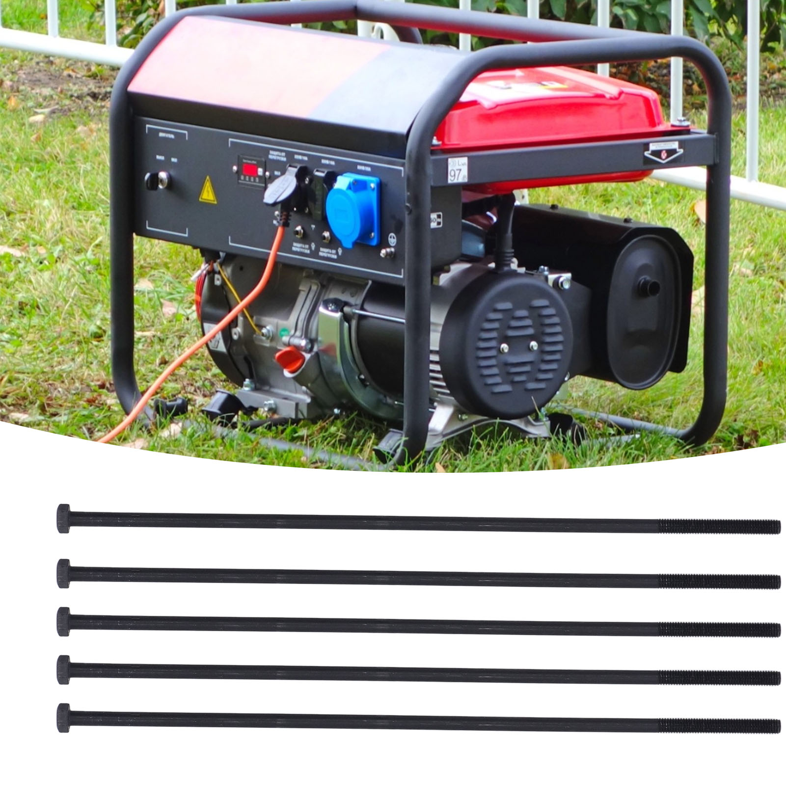 Benzinmotorteile, Lange Sechskantschrauben Für Generator, M5215 Rotor, Stator, Rückdeckel, Lange Schraube, Motorschrauben