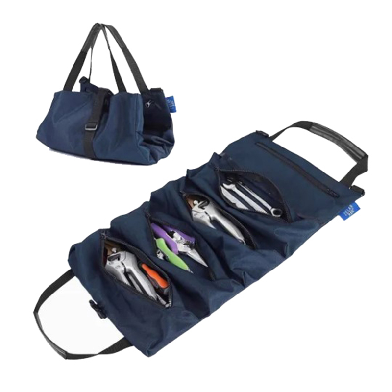 Werkzeugtasche Aus Oxford-gewebe, Hänge-werkzeugtasche, Aufbewahrungstasche Fürs Auto, Elektrikertasche, Werkzeugtasche Für Heimwerkerbedarf, Dunkelblau.