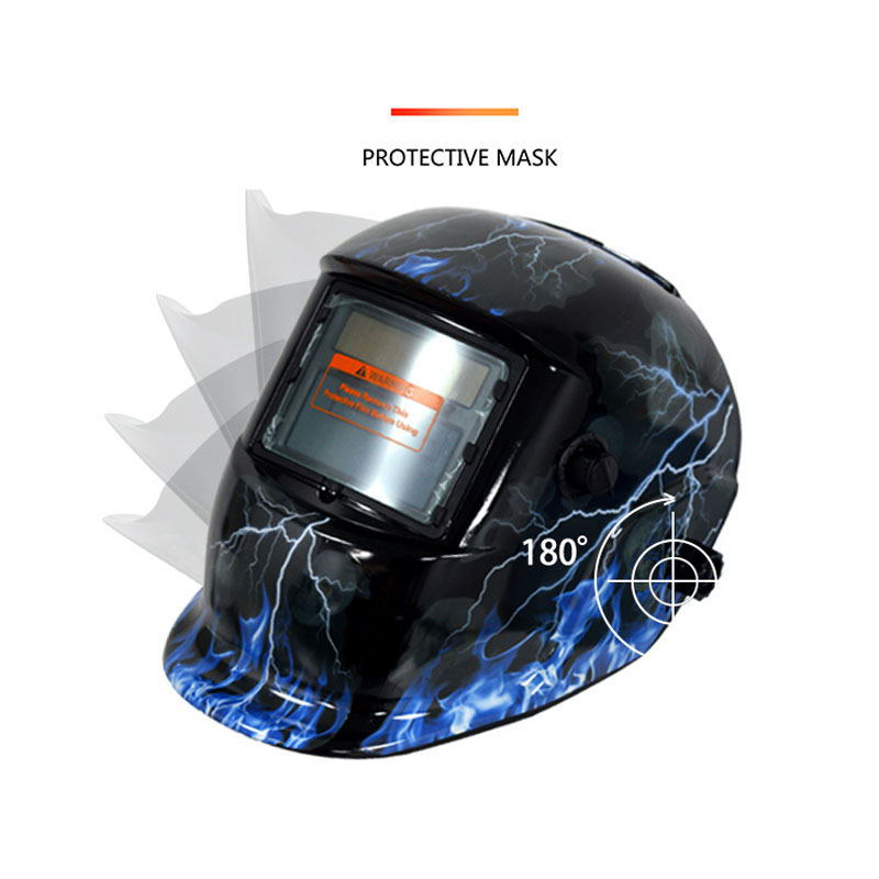 Argon-lichtbogenschweißhelm, Gesichtsschutz, Schweißschutz-stirnband, Vollautomatische Schweißmaske Mit Variabler Geschwindigkeit, Schweißhelm