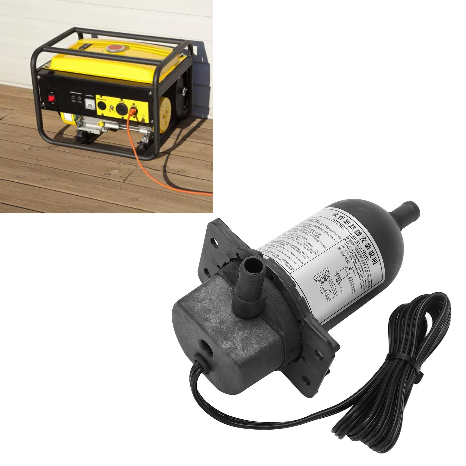 Wassermantelvorwärmer Für Dieselgenerator Fs-001-1.5, 1500 W, Automatische Umwälzung, Anlaufvorwärmer, 240 V