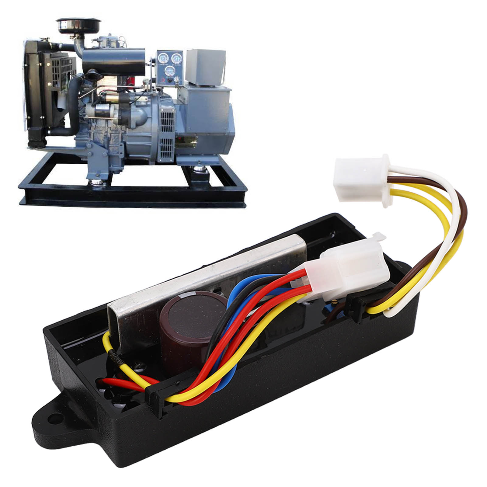 Avr-5000w S-186f Generator Mit Spannungsregler Und Stabilisator 250v