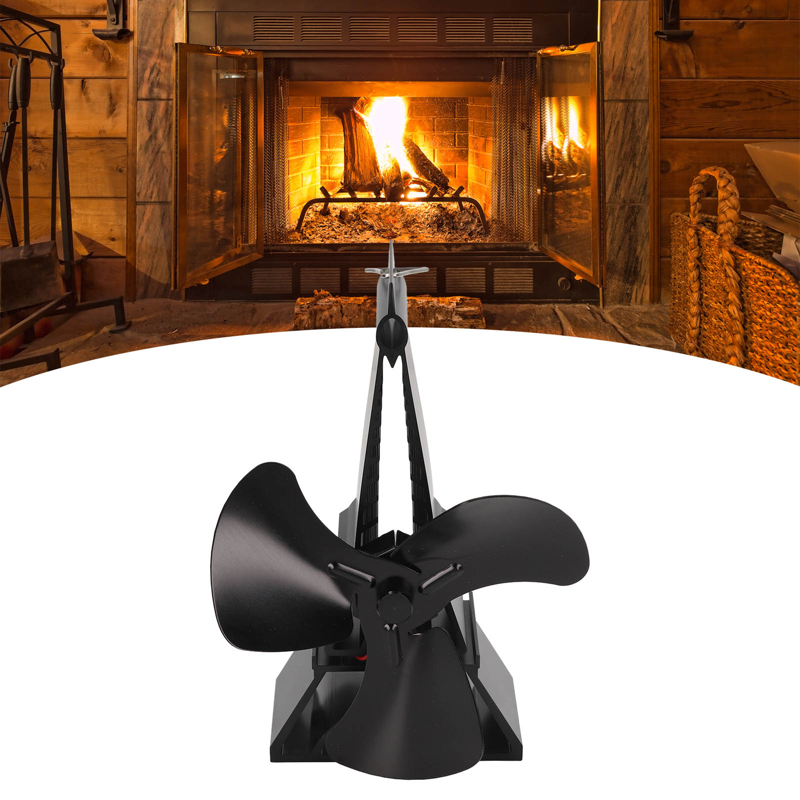 Thermischer Ventilator, Petroleumheizung, Holzofen, Ventilator Mit Selbsterzeugender Wärmeenergie